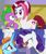 Size: 1800x2148 | Tagged: safe, artist:sulyo, edit, edited screencap, screencap, cayenne, rarity, sassy saddles, spike, dragon, pony, unicorn, canterlot boutique, angry, bedroom eyes, caption, cayike, comic, discovery family logo, female, hundreds of users filter this tag, jealous, kissing, love triangle, male, screencap comic, shipping, sparity, straight, this will end in death, this will end in unemployment, vector edit