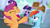 Size: 1280x720 | Tagged: safe, derpibooru import, screencap, rainbow dash, rarity, scootaloo, twilight sparkle, twilight sparkle (alicorn), alicorn, pegasus, pony, unicorn, the washouts (episode), huehuehue