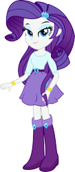 Size: 2981x6833 | Tagged: safe, artist:strumfreak, rarity, equestria girls, absurd resolution, bedroom eyes, big head, boots, clothes, looking at you, simple background, skirt, solo, transparent background, vector, wristband