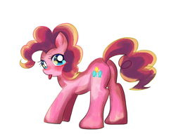 Size: 1000x764 | Tagged: safe, artist:marihico, pinkie pie, earth pony, pony, plot, simple background, solo