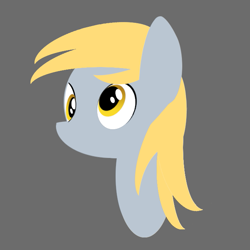 Size: 679x679 | Tagged: safe, artist:sycreon, derpy hooves, pony, bust, female, mare, portrait, solo