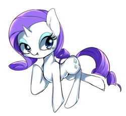 Size: 600x551 | Tagged: safe, artist:skippy_the_moon, rarity, pony, unicorn, female, horn, mare, solo, white coat