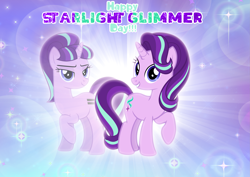 Size: 3457x2452 | Tagged: safe, artist:andoanimalia, starlight glimmer, pony, self ponidox, starlight glimmer day