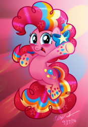 Size: 705x1014 | Tagged: safe, artist:aleximusprime, part of a set, pinkie pie, earth pony, pony, rainbow power, solo