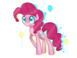 Size: 2048x1536 | Tagged: safe, artist:bumblebeemlp, pinkie pie, earth pony, pony, female, mare, simple background, solo, white background