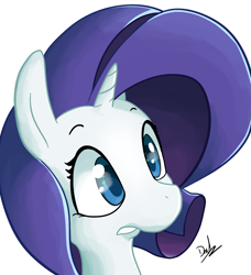 Size: 1363x1496 | Tagged: safe, artist:atheroldraws, rarity, pony, unicorn, female, horn, mare, solo, white coat