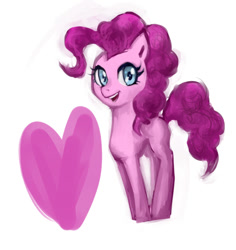 Size: 672x713 | Tagged: safe, artist:nolilty, pinkie pie, earth pony, pony, female, mare, pink coat, pink mane, pixiv, solo