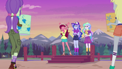 Size: 1280x720 | Tagged: safe, screencap, derpy hooves, gloriosa daisy, princess celestia, princess luna, principal celestia, starlight, vice principal luna, equestria girls, legend of everfree