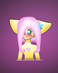 Size: 649x818 | Tagged: safe, artist:catalictoast59, fluttershy, human, eared humanization, humanized, solo