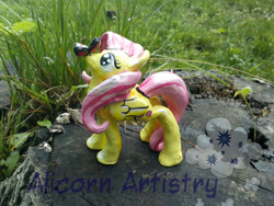 Size: 800x600 | Tagged: safe, artist:ghostlymuse, fluttershy, pegasus, pony, craft, female, mare, sculpture