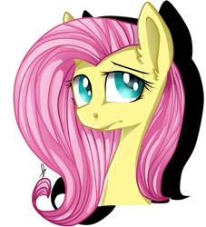 Size: 1024x1128 | Tagged: safe, artist:gluxar, fluttershy, pegasus, pony, female, mare, pink mane, solo, yellow coat