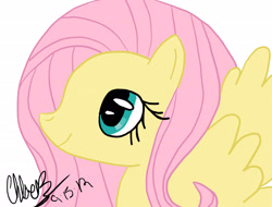 Size: 2240x1700 | Tagged: safe, artist:btrluv4ever, fluttershy, pegasus, pony, female, mare, pink mane, yellow coat