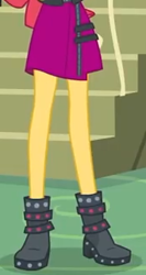 Size: 171x321 | Tagged: safe, screencap, sunset shimmer, better together, equestria girls, forgotten friendship, boots, cropped, female, legs, pictures of legs, shoes