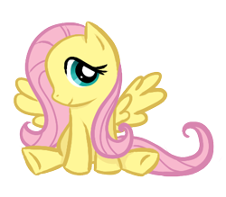 Size: 432x379 | Tagged: safe, artist:mintykoneko, fluttershy, pegasus, pony, female, mare, pink mane, yellow coat