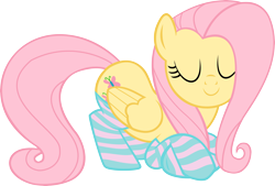Size: 6720x4549 | Tagged: safe, artist:slb94, fluttershy, pegasus, pony, absurd resolution, clothes, simple background, socks, solo, striped socks, transparent background, vector