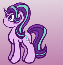 Size: 4251x4377 | Tagged: safe, artist:skeolan, starlight glimmer, pony, unicorn, absurd resolution, female, gradient background, mare, solo