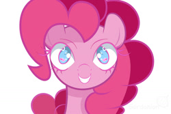 Size: 1500x1000 | Tagged: safe, artist:gordonion, pinkie pie, earth pony, pony, female, mare, pink coat, pink mane, smiling, solo