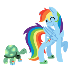 Size: 500x500 | Tagged: safe, artist:breadcipher, derpibooru import, rainbow dash, tank, pegasus, pony, tanks for the memories, clothes, dashie slippers, happy, simple background, slippers, tank slippers, transparent background