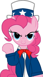 Size: 3063x5551 | Tagged: safe, artist:cheshiretwilight, pinkie pie, earth pony, pony, parody, solo, uncle sam