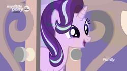 Size: 1334x750 | Tagged: safe, screencap, starlight glimmer, pony, unicorn, the beginning of the end, cute, female, glimmerbetes, mare, open mouth, smiling, solo