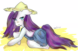 Size: 1535x997 | Tagged: safe, artist:3mo-art, rarity, pony, unicorn, simple ways, droopy drawers, rarihick, solo