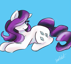 Size: 551x500 | Tagged: safe, artist:3mo-art, rarity, pony, unicorn, female, horn, mare, solo, white coat