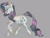 Size: 3566x2697 | Tagged: safe, artist:sushiihamster, rarity, pony, unicorn, female, horn, mare, solo, white coat