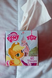 Size: 680x1023 | Tagged: safe, applejack, irl, merchandise, photo, tissue, tissue box