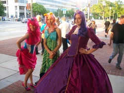 Size: 3072x2304 | Tagged: safe, fluttershy, pinkie pie, rarity, human, cosplay, irl, irl human, photo