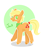 Size: 762x869 | Tagged: safe, artist:jellybeanbullet, applejack, applejack (male), earth pony, pony, bandana, ear fluff, hatless, missing accessory, rule 63, solo, tail wrap