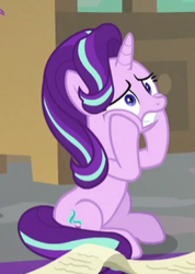 Size: 224x315 | Tagged: safe, screencap, starlight glimmer, pony, unicorn, the beginning of the end, cropped, solo