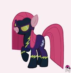 Size: 660x684 | Tagged: safe, pinkie pie, earth pony, pony, clothes, pinkamena diane pie, shadowbolts costume, solo