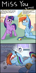 Size: 700x1400 | Tagged: safe, artist:zouyugi, derpibooru import, rainbow dash, soarin', twilight sparkle, twilight sparkle (alicorn), alicorn, pegasus, pony, backwards cutie mark, crying, engrish, female, grammar error, male, mare, shipping, soarindash, straight, tissue