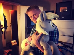 Size: 960x719 | Tagged: safe, derpy hooves, human, irl, irl human, photo, plushie