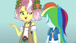 Size: 1920x1080 | Tagged: safe, derpibooru import, screencap, rainbow dash, vignette valencia, better together, equestria girls, rollercoaster of friendship