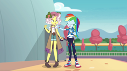 Size: 1920x1080 | Tagged: safe, derpibooru import, screencap, rainbow dash, vignette valencia, better together, equestria girls, rollercoaster of friendship, converse, shoes, sneakers