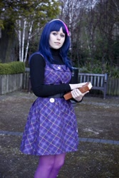 Size: 1200x1800 | Tagged: safe, derpibooru import, twilight sparkle, human, cosplay, irl, irl human, photo, solo