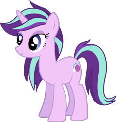 Size: 5004x5283 | Tagged: safe, artist:uigsyvigvusy, starlight glimmer, pony, unicorn, absurd resolution, alternate cutie mark, alternate hairstyle, alternate universe, concept art, female, mare, simple background, transparent background, vector