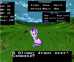 Size: 894x750 | Tagged: safe, starlight glimmer, pony, unicorn, dragon quest (game), dragon warrior, glimmy, rpg, text