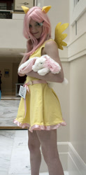 Size: 394x800 | Tagged: safe, fluttershy, human, cosplay, irl, irl human, photo