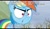 Size: 1024x600 | Tagged: safe, derpibooru import, edit, edited screencap, screencap, rainbow dash, pegasus, pony, tanks for the memories, caption, do i look angry, image macro, meme, obligatory pony, vulgar