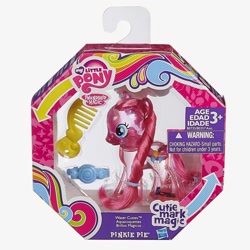 Size: 1500x1500 | Tagged: safe, pinkie pie, earth pony, pony, brushable, cutie mark magic, snow globe, snowglobe pony, toy, water cuties