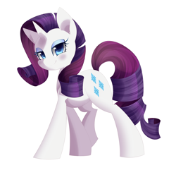 Size: 1200x1155 | Tagged: safe, artist:raponee, rarity, pony, unicorn, simple background, smiling, solo, transparent background