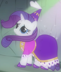 Size: 471x561 | Tagged: safe, screencap, rarity, pony, unicorn, a dog and pony show, clothes, dress, outfit catalog, solo