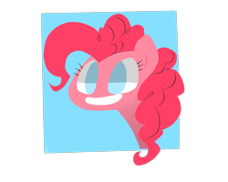 Size: 1500x1200 | Tagged: safe, artist:chibi-love69, pinkie pie, earth pony, pony, female, mare, pink coat, pink mane, simple background, solo