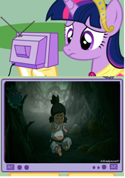 Size: 568x808 | Tagged: safe, derpibooru import, twilight sparkle, twilight sparkle (alicorn), alicorn, pony, baby, exploitable meme, female, korra, mare, meme, obligatory pony, sad, tearjerker, the legend of korra, tv meme