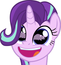 Size: 6983x7414 | Tagged: safe, artist:uigsyvigvusy, starlight glimmer, pony, unicorn, sparkle's seven, absurd resolution, bust, eye, eye reflection, eyes, forever, meme, reflection, simple background, solo, transparent background, vector, wings