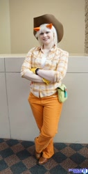 Size: 1043x2048 | Tagged: safe, applejack, human, cosplay, irl, irl human, photo, solo