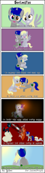 Size: 2031x7706 | Tagged: safe, artist:gutovi, artist:luismipro465, derpy hooves, oc, oc:roodenn goldtrust, best friends, best pony, comforting, comic, crying, happy, hug, just friends, protecting, sad