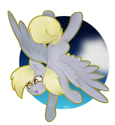 Size: 1000x1087 | Tagged: safe, artist:cloud-drawings, derpy hooves, pegasus, pony, cloud, female, flying, mare, solo